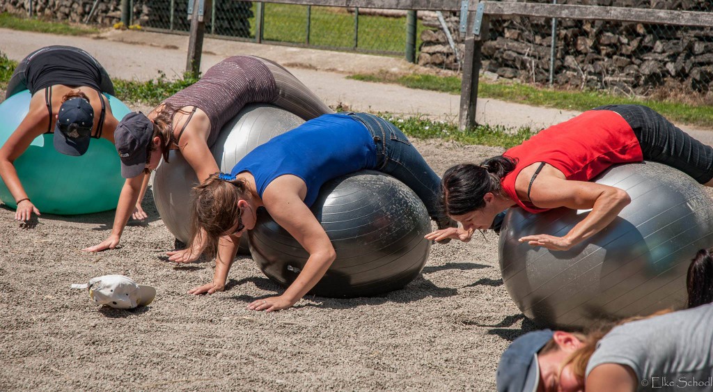 Starker Rücken durch Sitzballgymnastik
