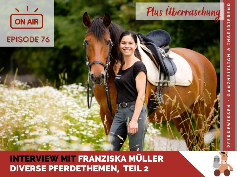 Pferdecoach Franziska Müller im Pferdepodcast Sandra Fencl