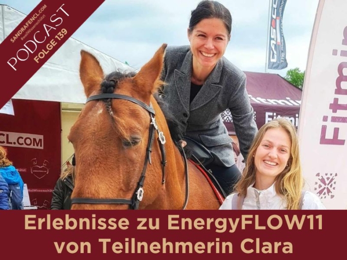 EnergyFLOW11 - Edition 2024 | energyflow11 clara | Sandra Fencl | Podcast | Gesundheit fördern | Teilnehmerin Clara | Onlineseminar | EnergyFLOW11 | Clara